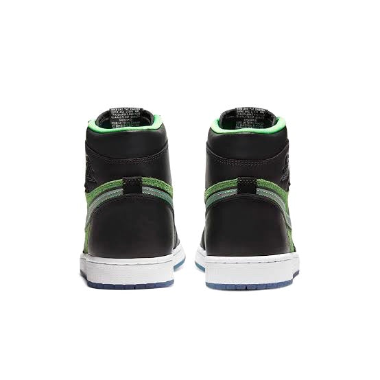 Air Jordan 1 High Zoom Air Rage Green Black Black Tomatillo