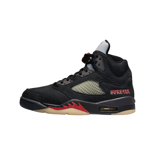 Women's Air Jordan 5 Retro Goretex Off Noir Fire Red Black