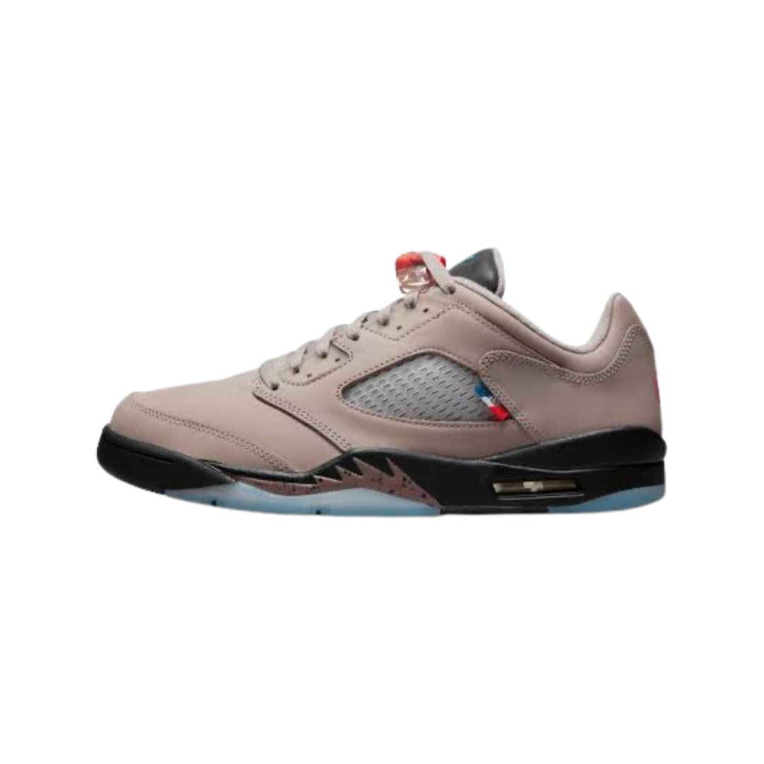 Air Jordan 5 PSG Low Paname Pumice Game Royal Black Plum Eclipse Bright Crimson