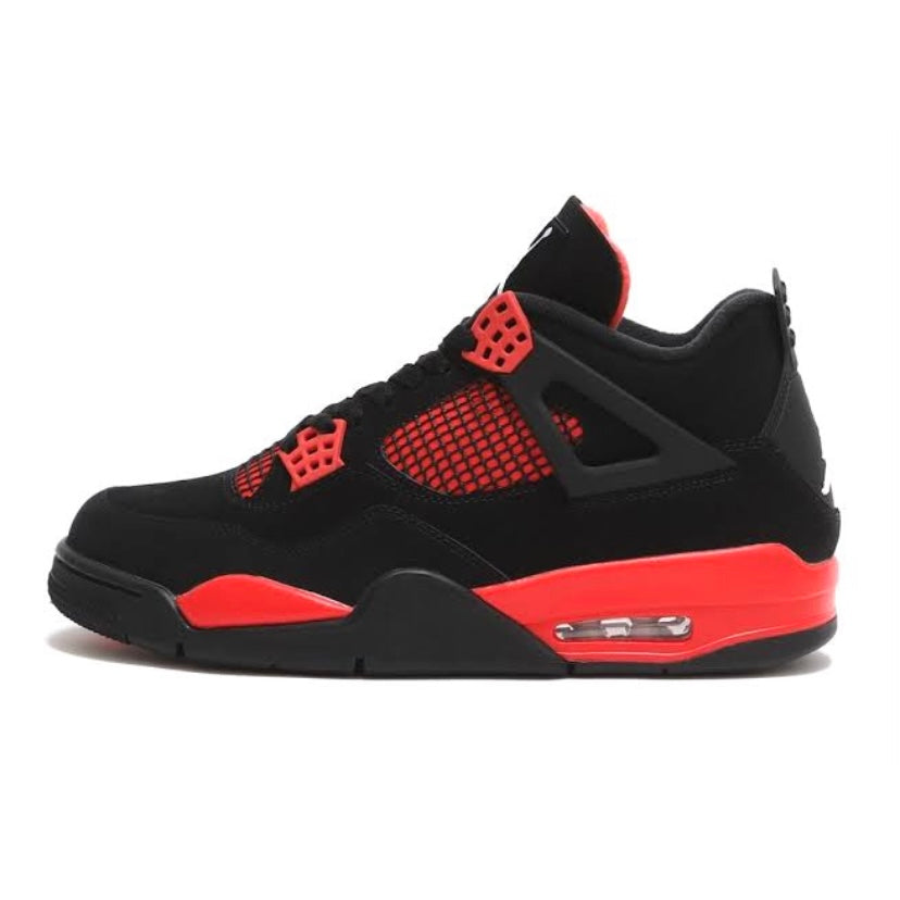 Air Jordan 4 Retro Red Thunder Black Multi Multi