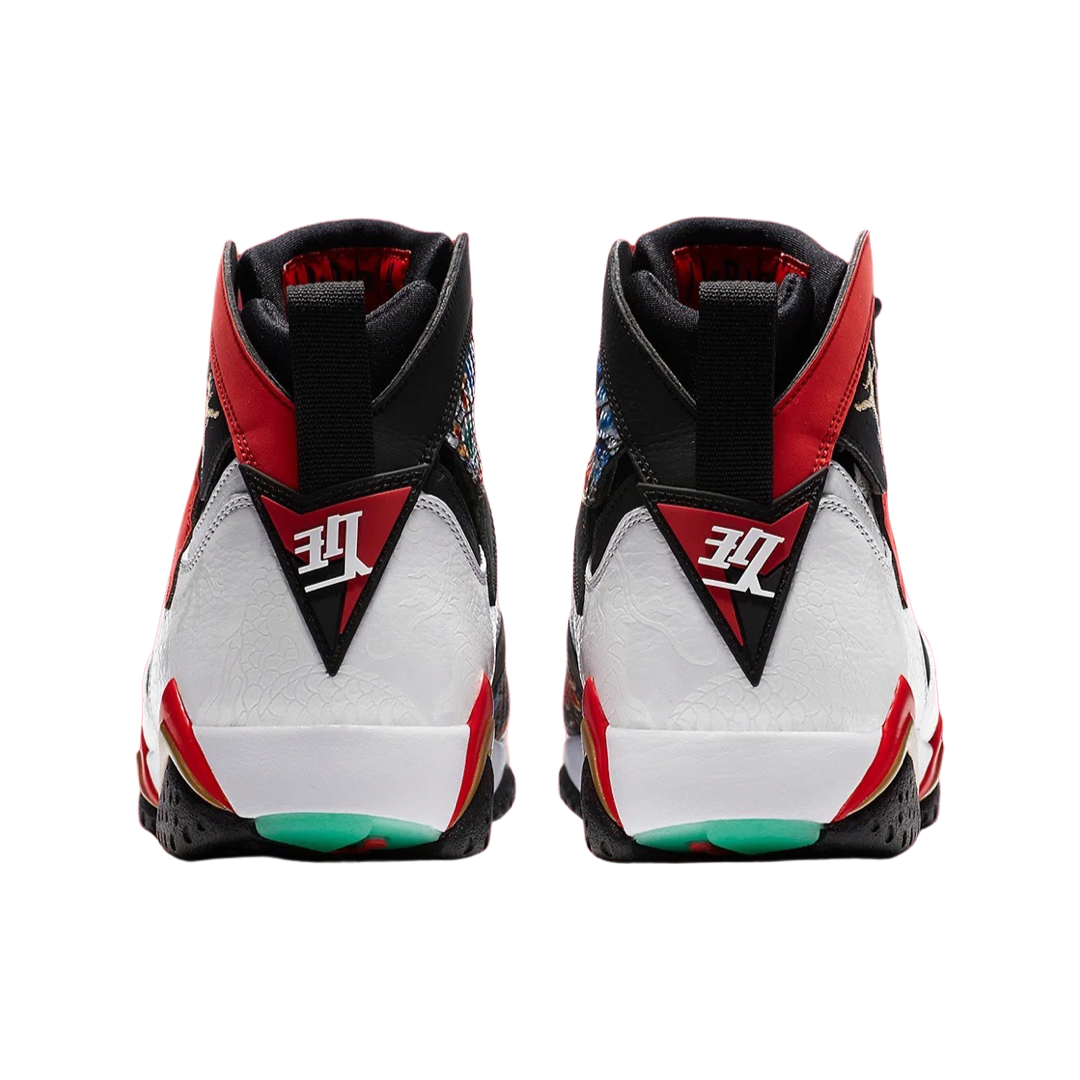 Air Jordan 7 Greater China White Chile Red Black Metallic Gold