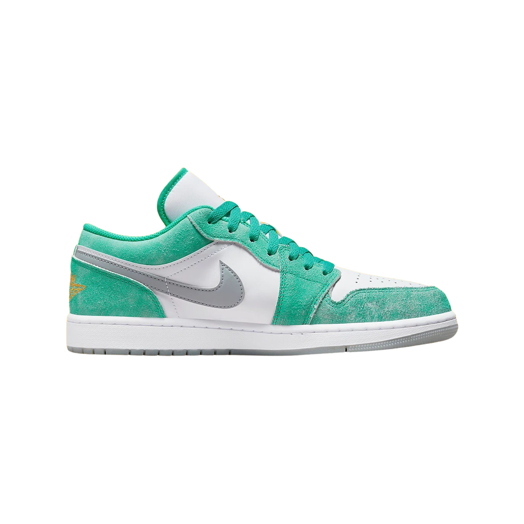 Air Jordan 1 Low New Emerald Taxi White