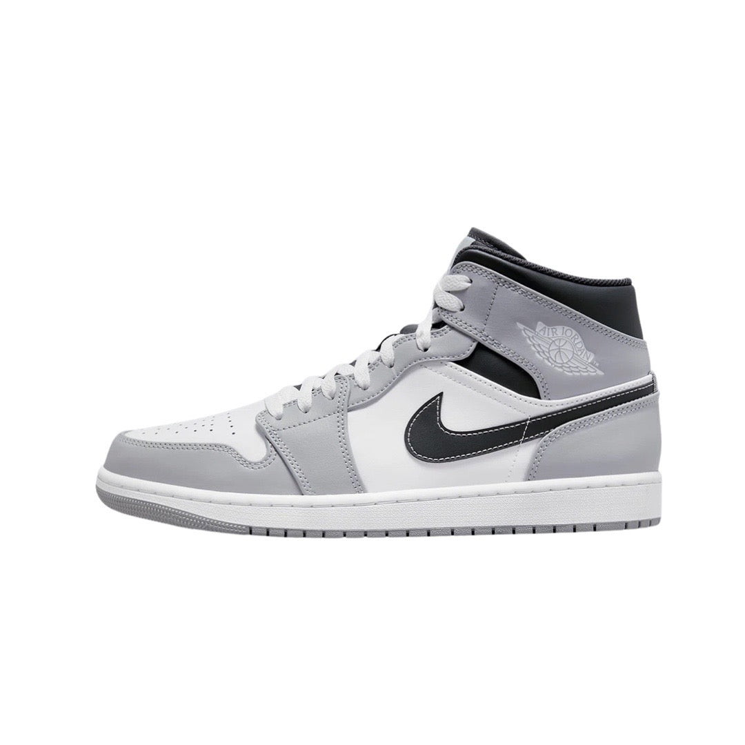 Air Jordan 1 Mid Light Smoke Grey Anthracite Black White