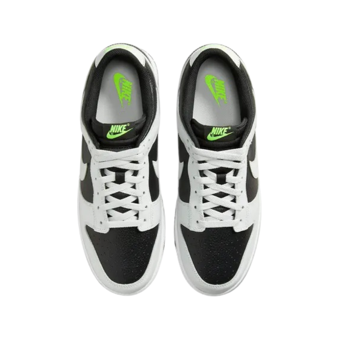 Nike Dunk Low Black Photon Dust Volt White