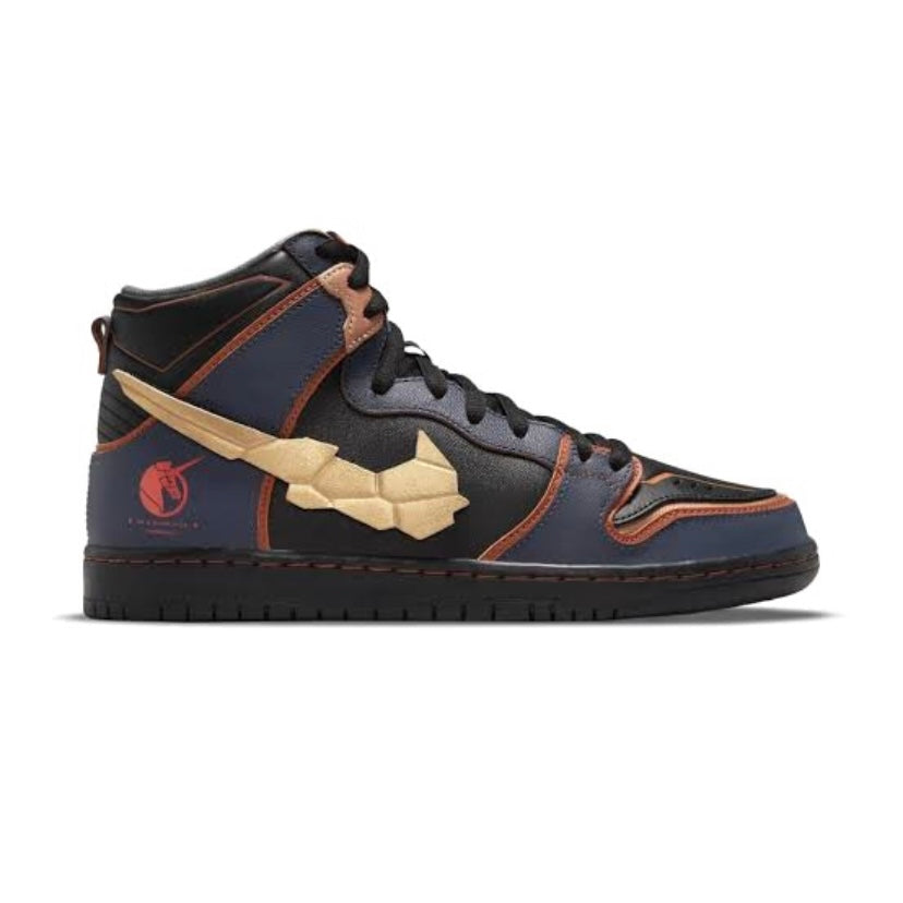 SB Dunk High Gundam 02 Banshee Black Gold 2021