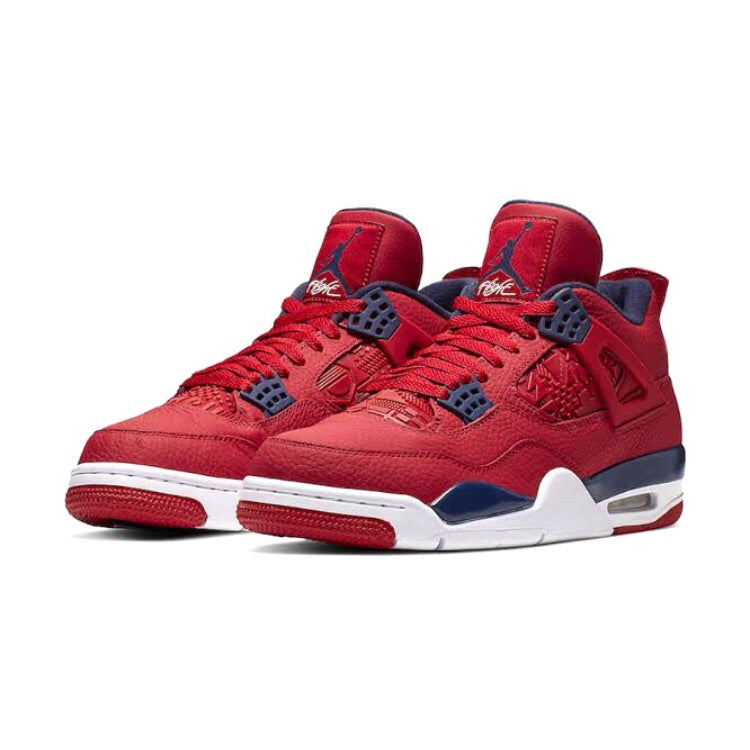 Air Jordan 4 Retro Fiba University Red White