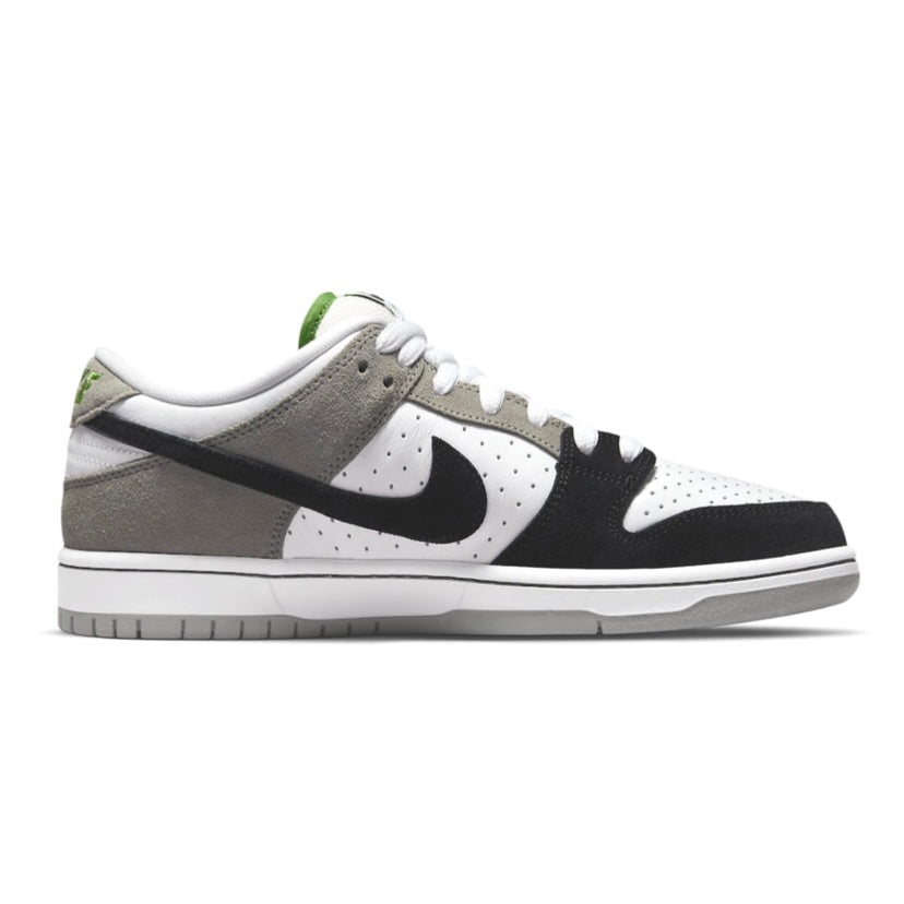 Nike SB Dunk Low Pro Chlorophyll GREY/WHITE-CHLOROPHYLL-BLACKc