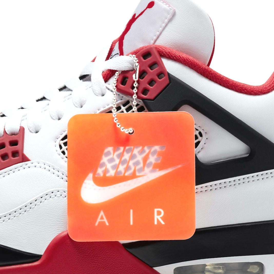 Air Jordan 4 Retro Fire Red (2020) White Fire Red Tech Grey