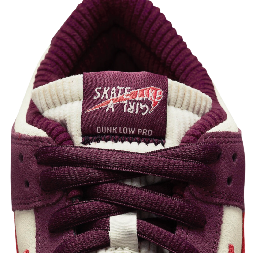 Nike SB Dunk Low QS Skate Like a Girl Dark Beetroot Light Crimson