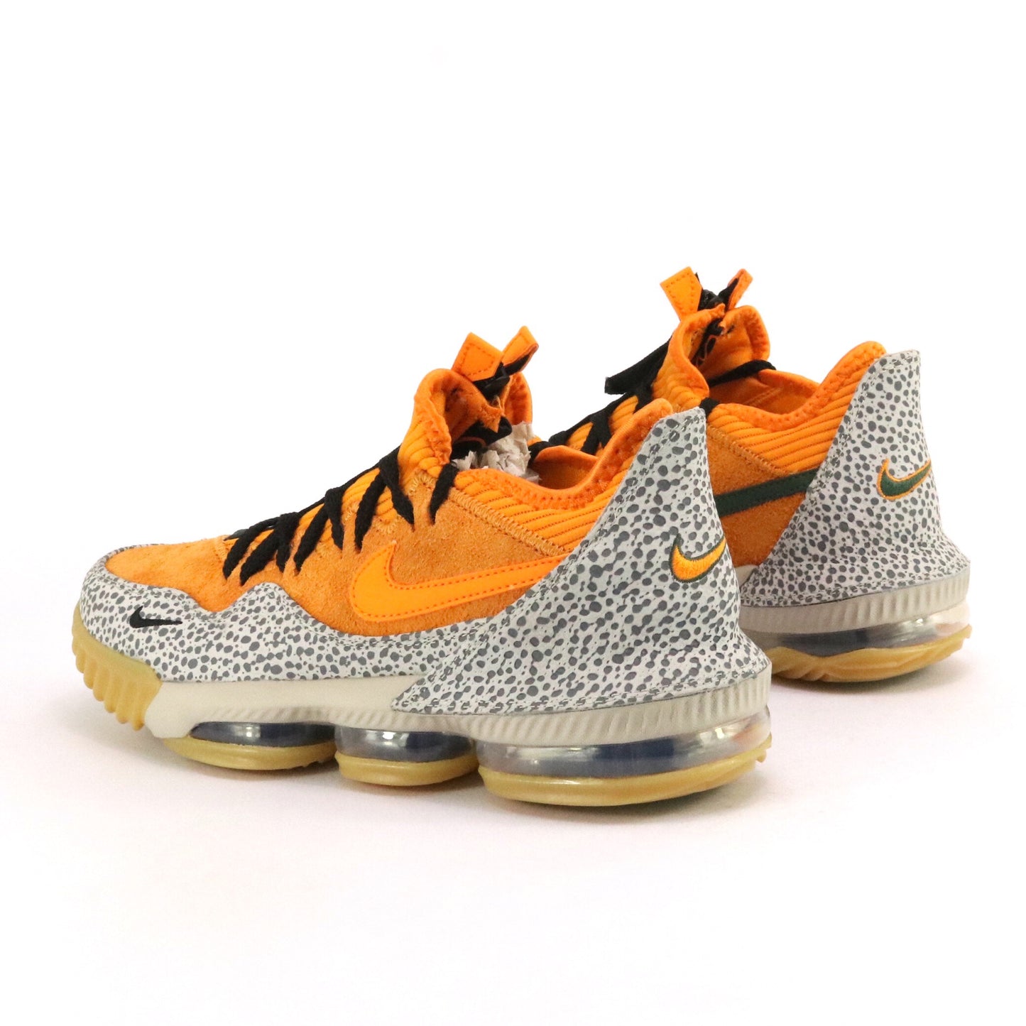 Lebron 16 Low Atmos Safari Kumquat Black