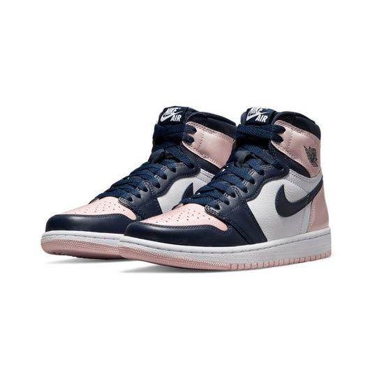 Women's Air Jordan 1 High Bubble Gum Atmosphere Obsidian White