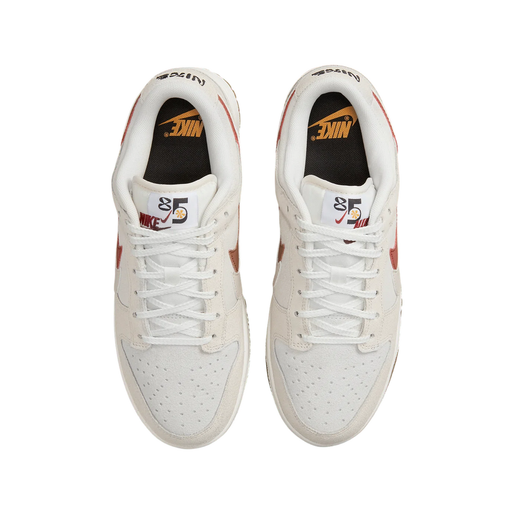 Nike Women's Dunk Low Summit White Double Swoosh Phantom Cinnabar