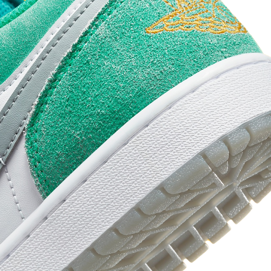 Air Jordan 1 Low New Emerald Taxi White