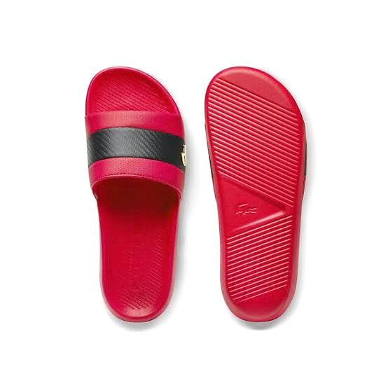 Croco Slide 0120 Red Black By Lacoste