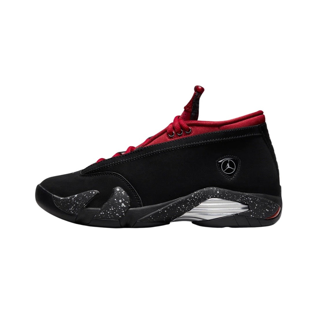 Women's Air Jordan 14 Retro Red Lipstick Black Red