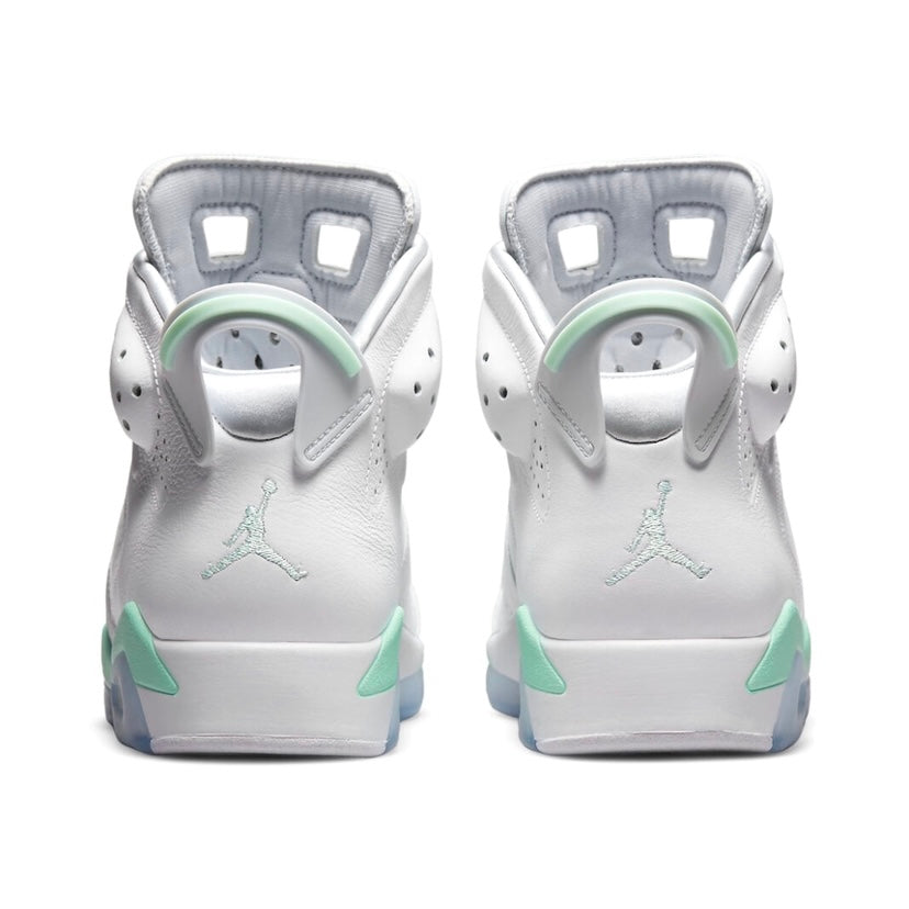 Women's Air Jordan 6 Retro White Pure Platinum Mint Foam