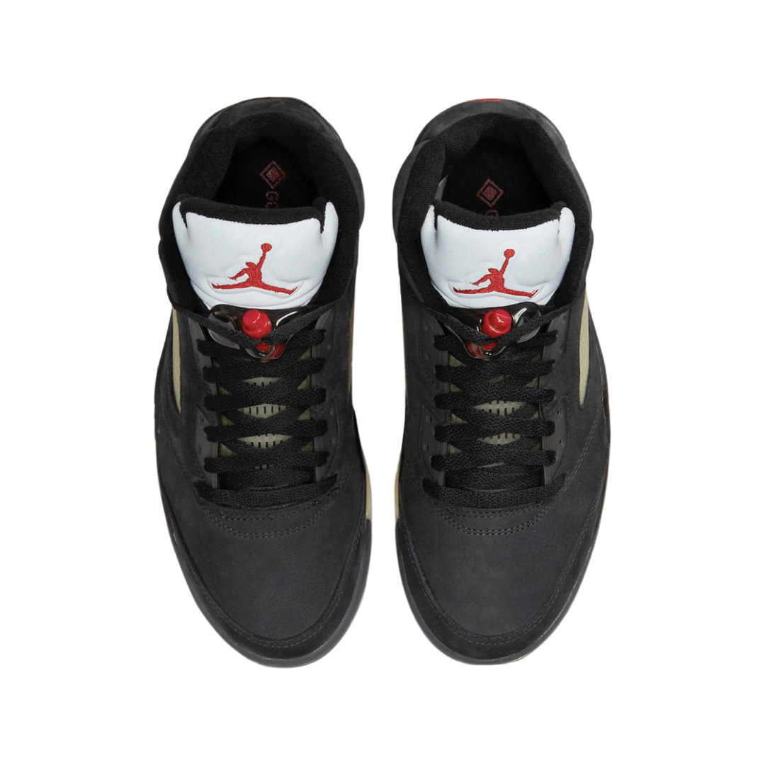 Women's Air Jordan 5 Retro Goretex Off Noir Fire Red Black