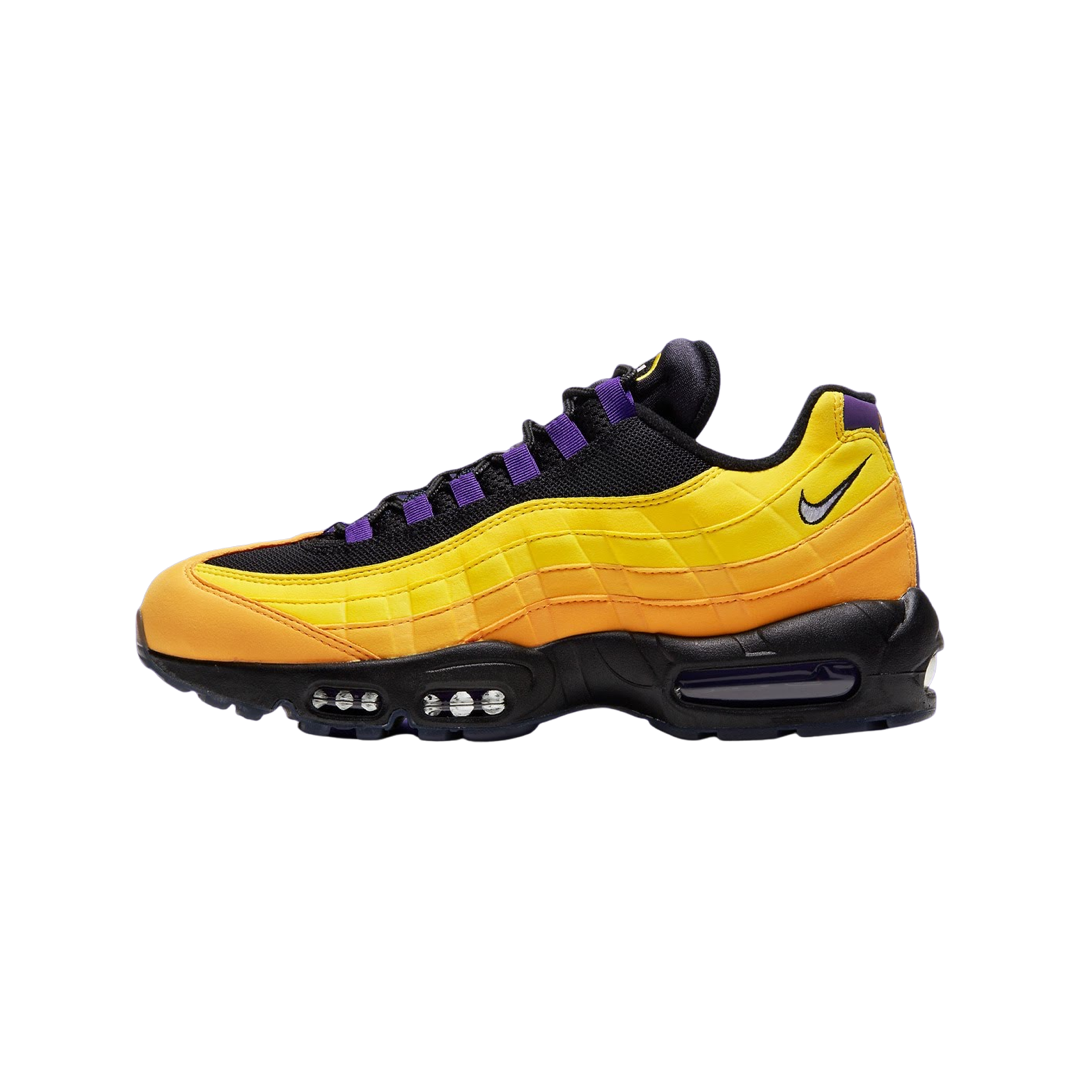 Nike Air Max 95 Lebron Lakers Black White Amarillo Court Purple