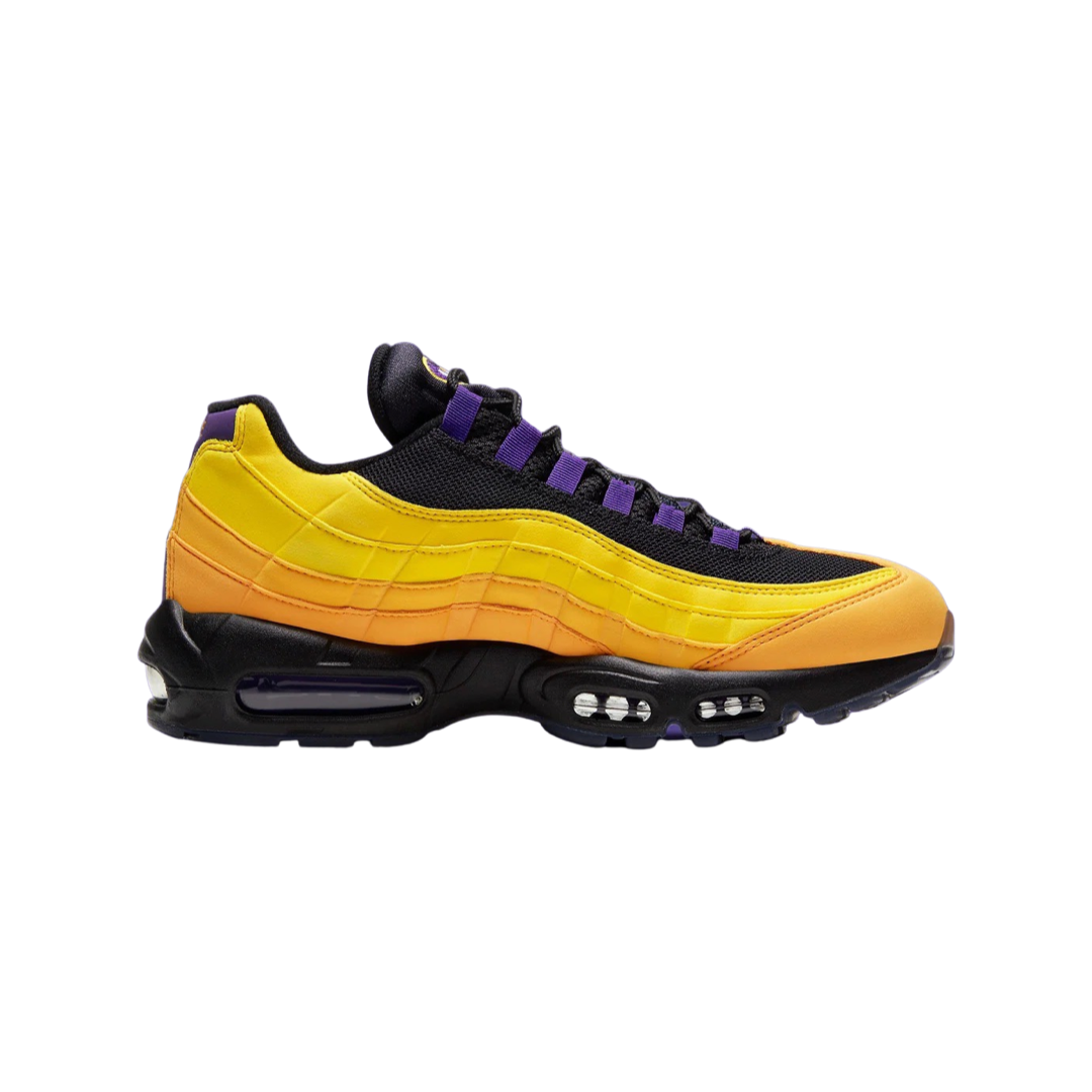 Nike Air Max 95 Lebron Lakers Black White Amarillo Court Purple