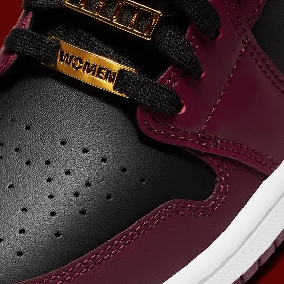 Air Jordan 1 Low Women Dark Beetroot Black