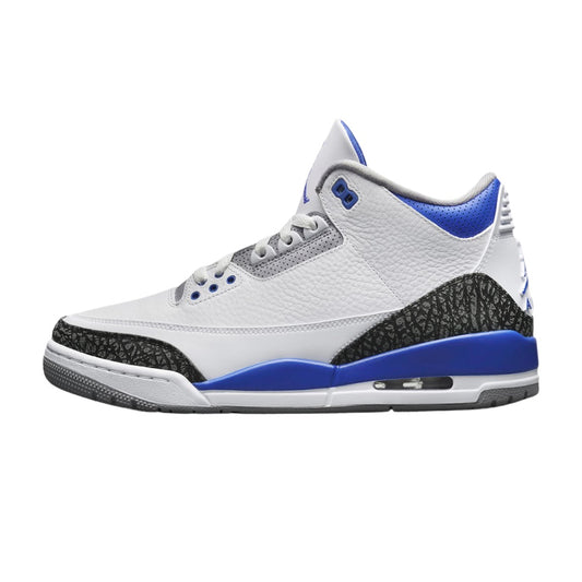 Air Jordan 3 Retro White Racer Blue Black