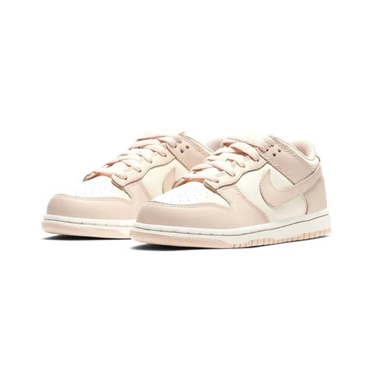 Kids PS Dunk Low Sail Orange Pearl Pre-School By Nike