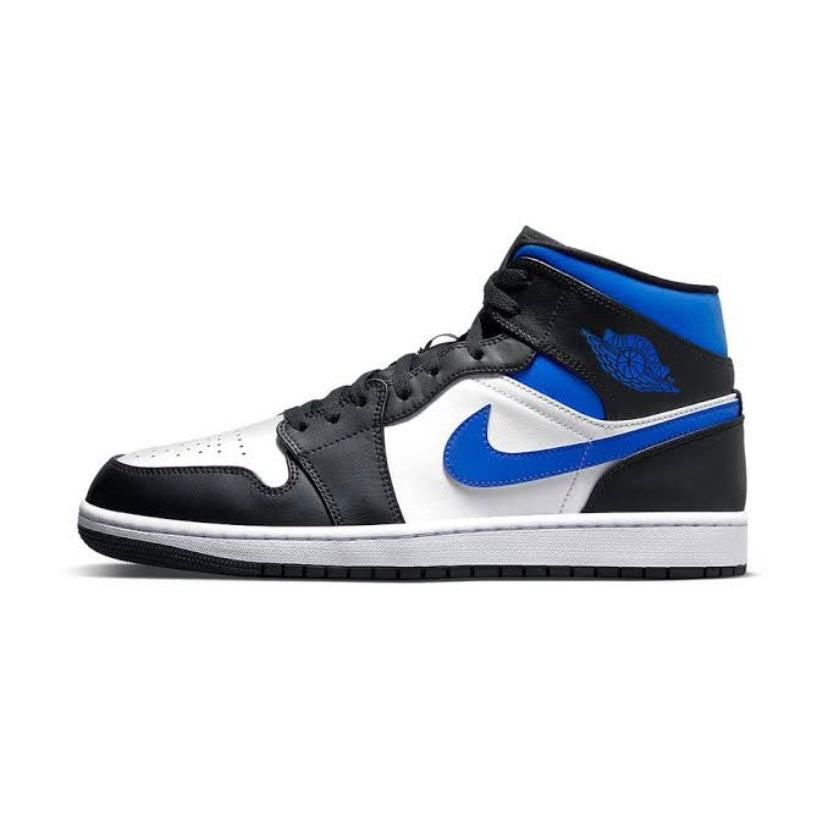 Air Jordan 1 Mid White Racer Blue Black