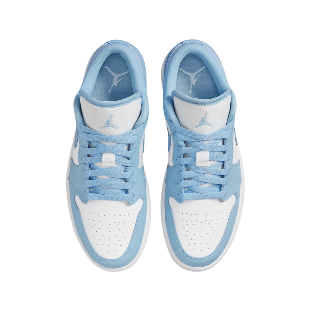 Women's Air Jordan 1 Low White Ice Blue