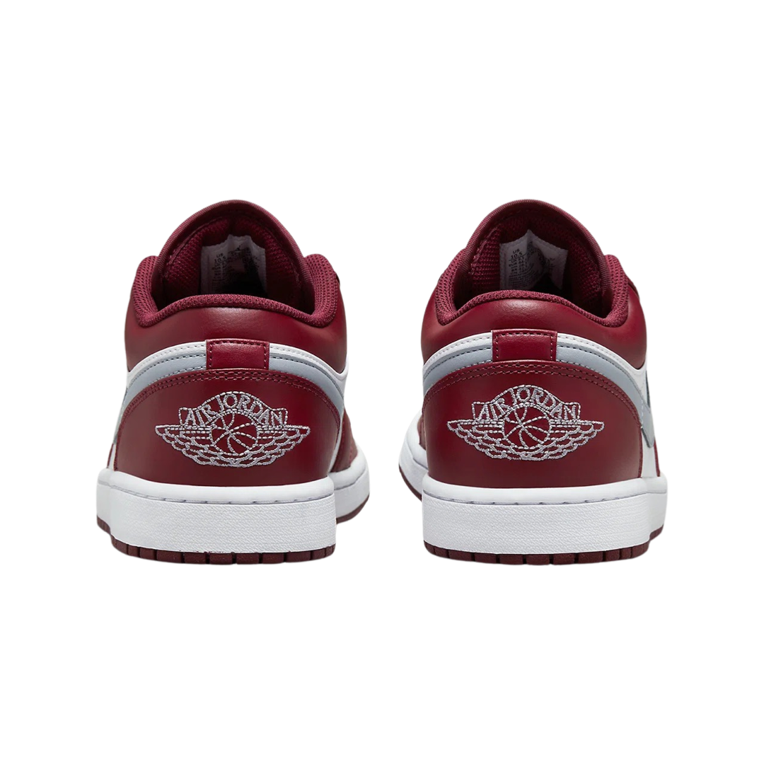 Air Jordan 1 Low GS Cherrywood Bordeaux White