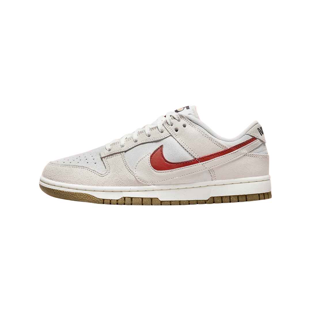 Nike Women's Dunk Low Summit White Double Swoosh Phantom Cinnabar