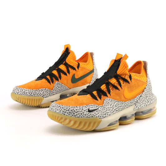 Lebron 16 Low Atmos Safari Kumquat Black