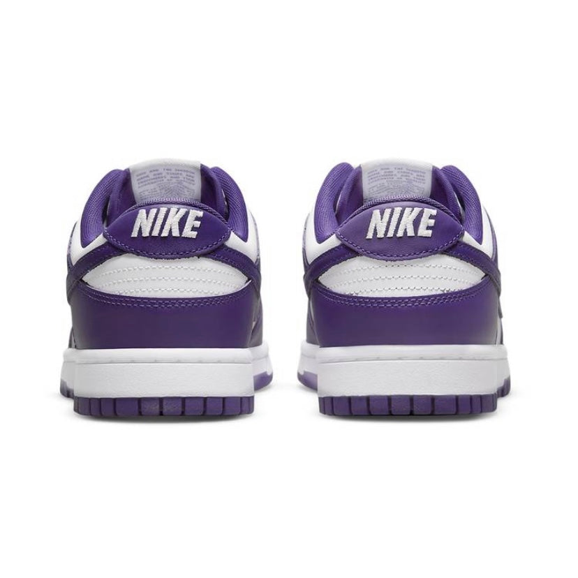 Dunk Low White Court Purple