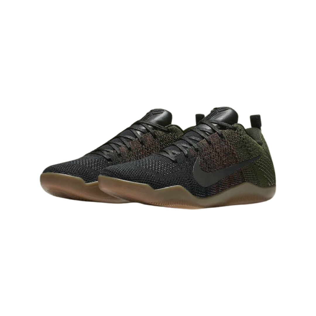 Nike Kobe XI Elite Low 4KB Black Horse Black Team Red Rough Green