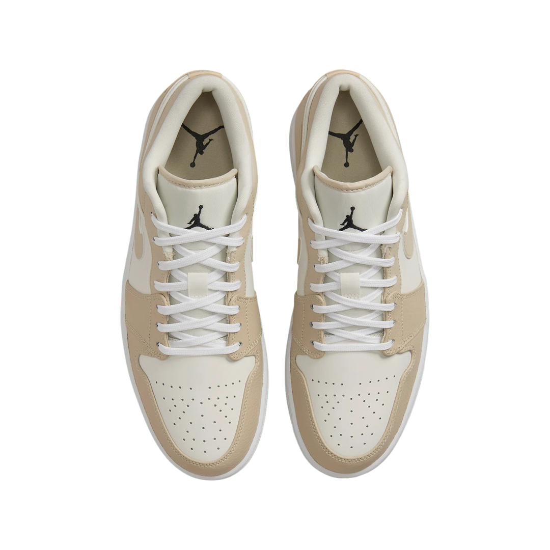 Air Jordan 1 Low SE Heavy Tan Leather Sail Rattan University Red