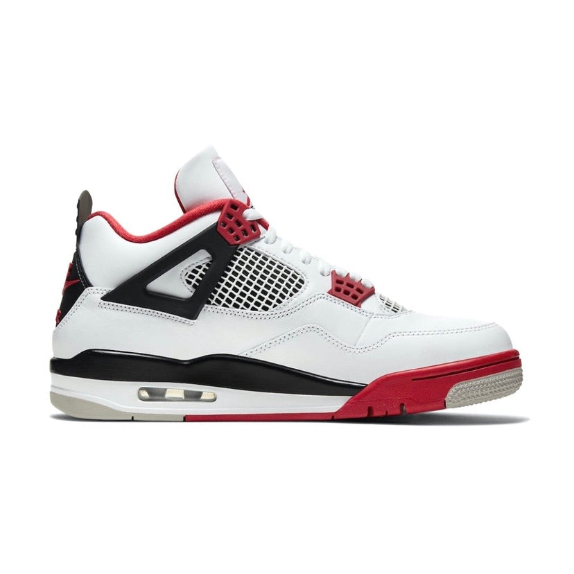 Air Jordan 4 Retro Fire Red (2020) White Fire Red Tech Grey