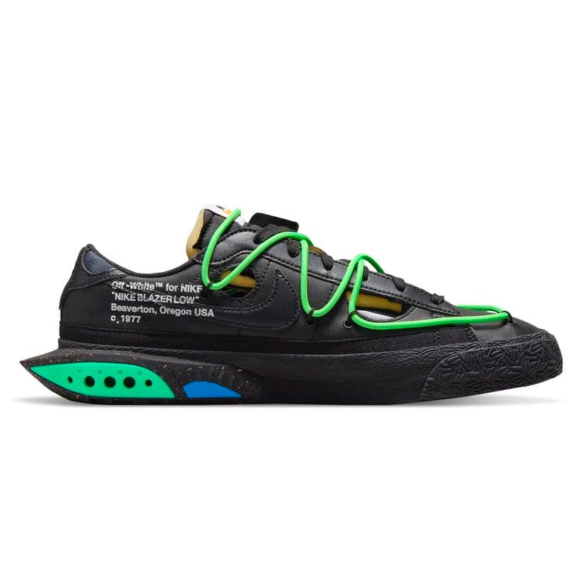 Off-White x Nike Blazer Low  Black Green