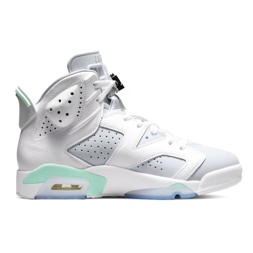 Women's Air Jordan 6 Retro White Pure Platinum Mint Foam