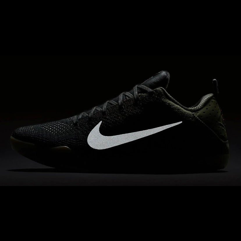 Nike Kobe XI Elite Low 4KB Black Horse Black Team Red Rough Green