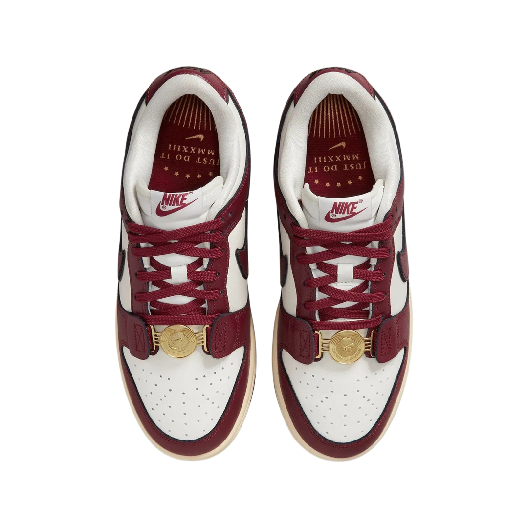 Nike Women's Dunk Low Team Red Sail White