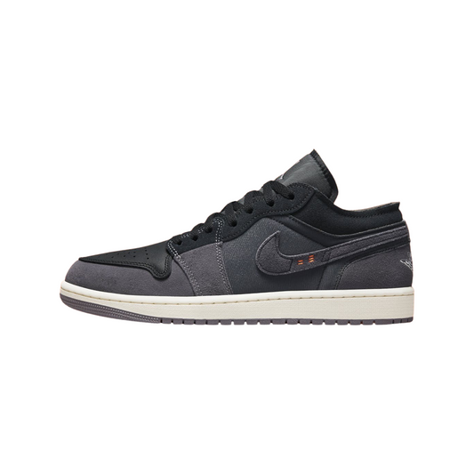 Air Jordan 1 Low SE Craft Inside Out Black Grey Orange