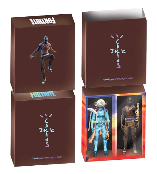 Fortnite x Travis Scott Cactus Jack Action Figure Limited Edition Boxset