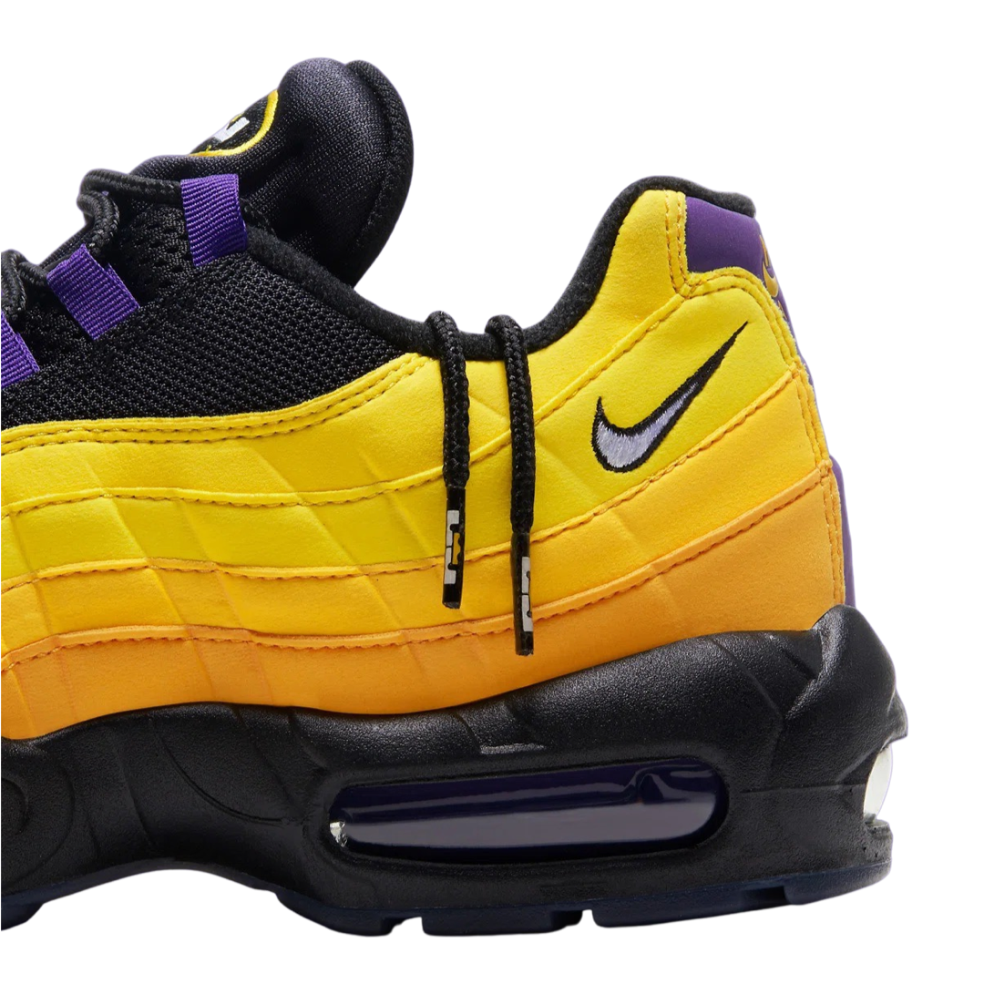 Nike Air Max 95 Lebron Lakers Black White Amarillo Court Purple