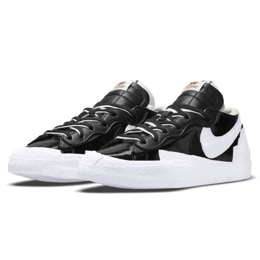 Nike x Sacai Blazer Low Patent Black White