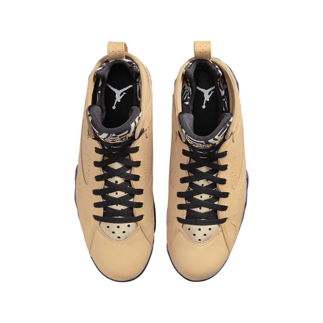 Air Jordan 7 Retro Vachetta Tan Shimmer Black Sapphire