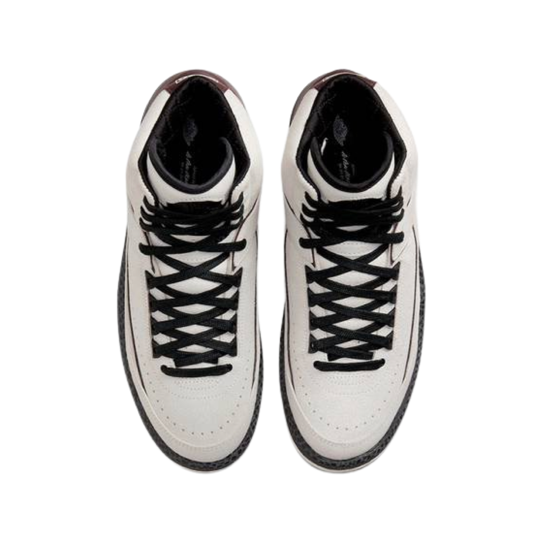 A Ma Maniere x Air Jordan 2 Retro SP Sail Black Burgundy Crush