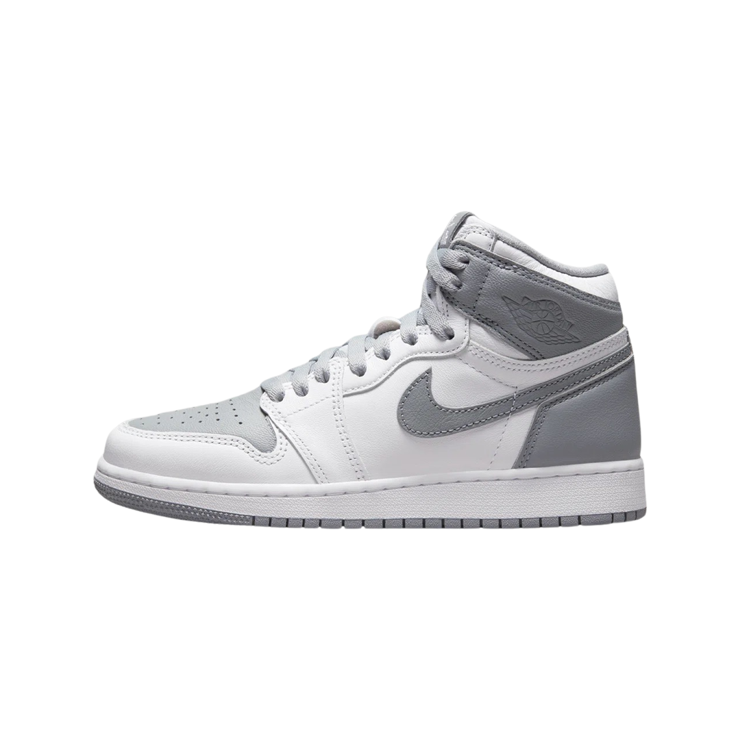 Air Jordan 1 High Retro GS White Stealth Grey