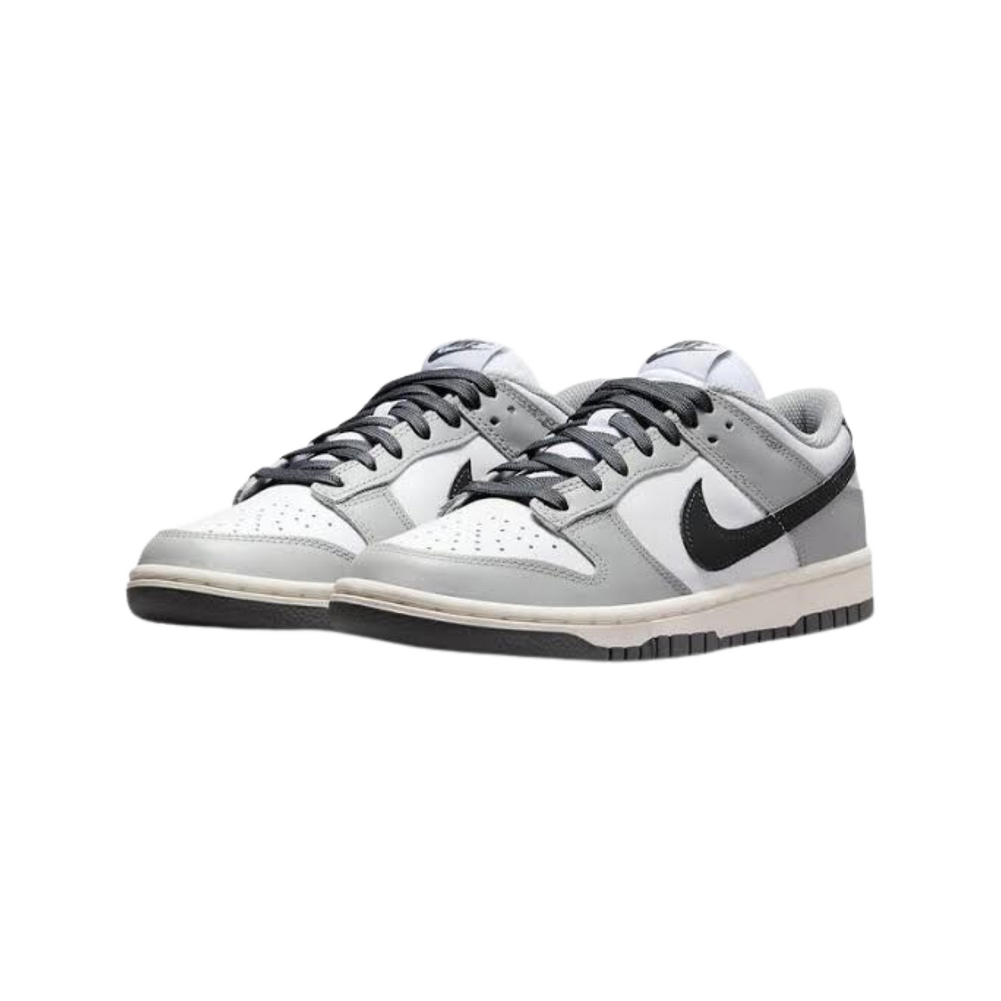 Women's Dunk Low White Iron Smoke Grey