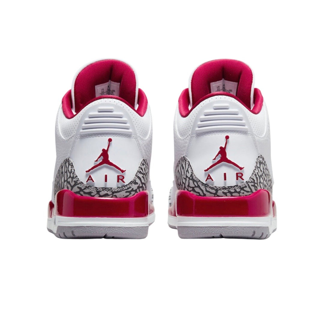 Air Jordan 3 Retro Cardinal White Light Curry Cardinal Red