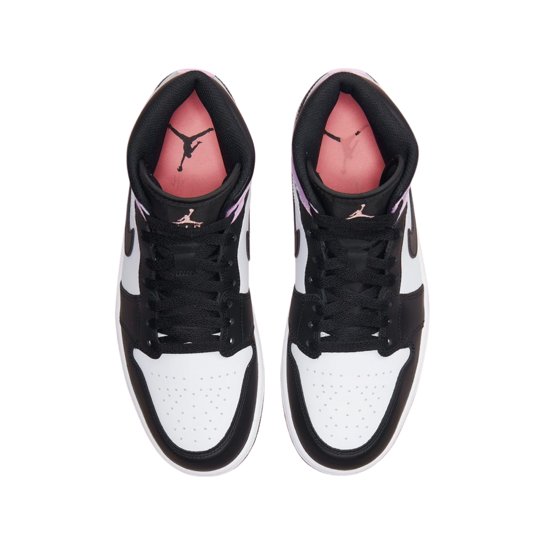 Air Jordan 1 Mid GS Zen Master Tie Dye Bleached Coral White