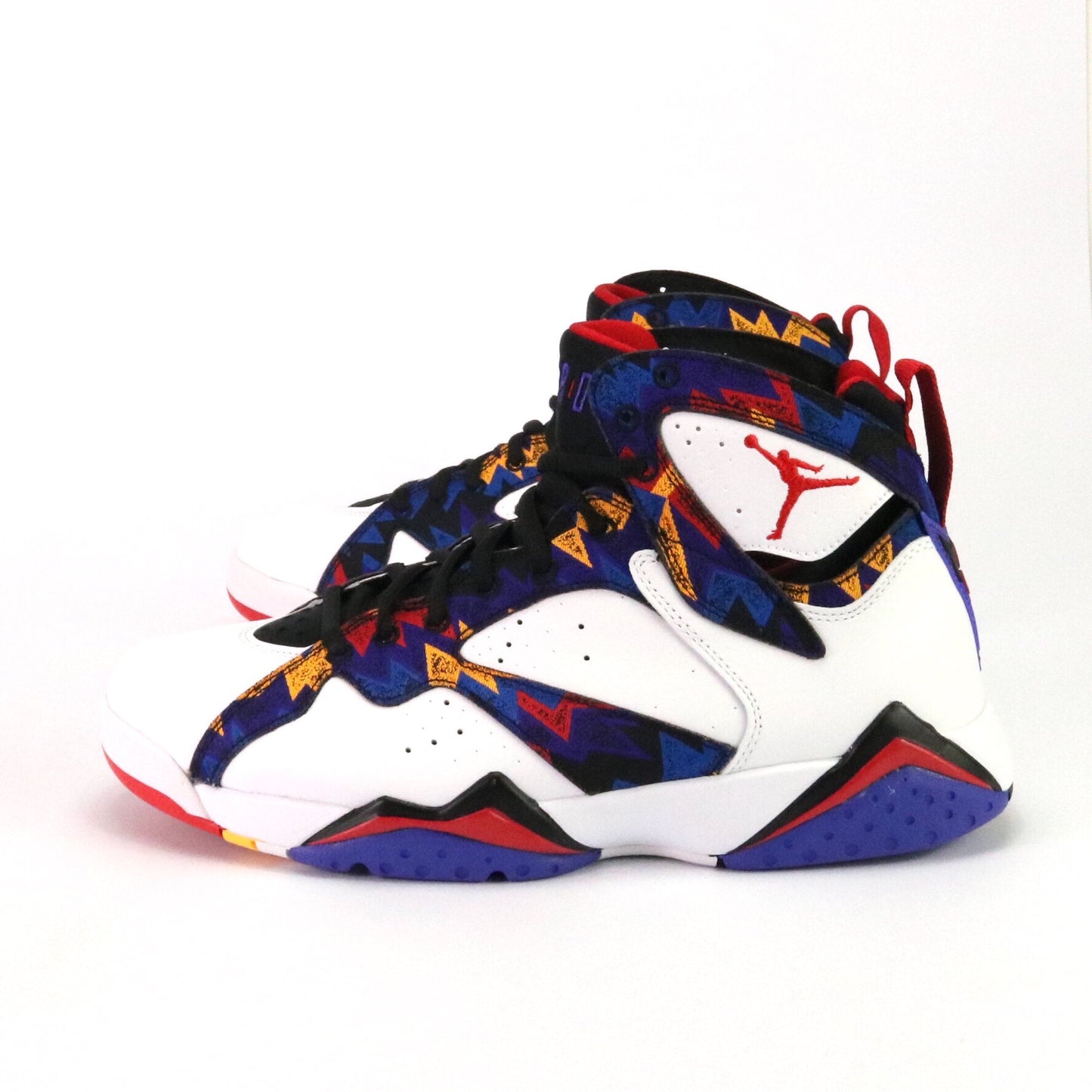 Air Jordan 7 Retro "Ugly Sweater" White University Red Black Citrus Crimson